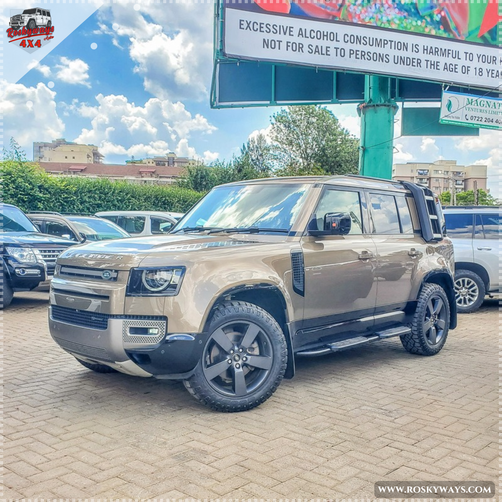 2021 Land Rover Defender 110 HSE, 3.0L, Diesel, Bronze, Roskyways 4X4 Dealerships