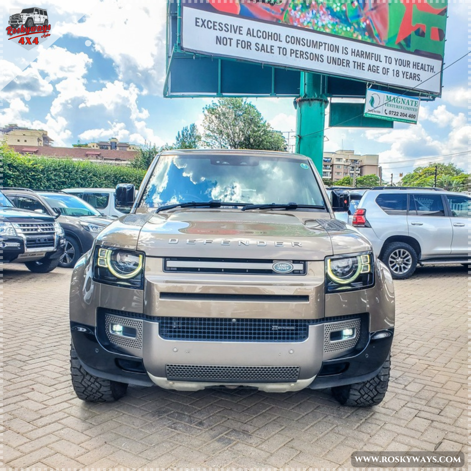 2021 Land Rover Defender 110 HSE, 3.0L, Diesel, Bronze, Roskyways 4X4 Dealerships (2)