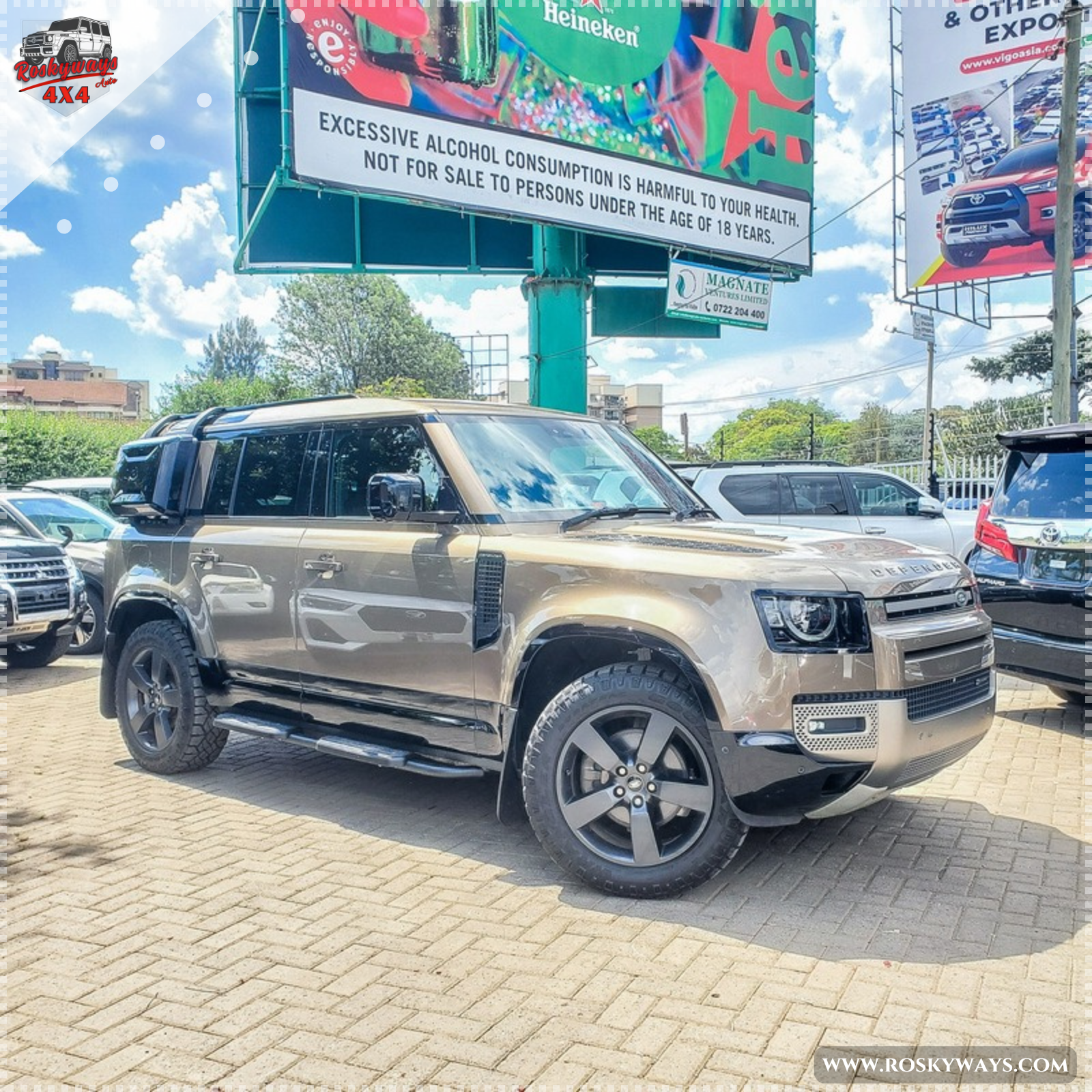 2021 Land Rover Defender 110 HSE, 3.0L, Diesel, Bronze, Roskyways 4X4 Dealerships (2)